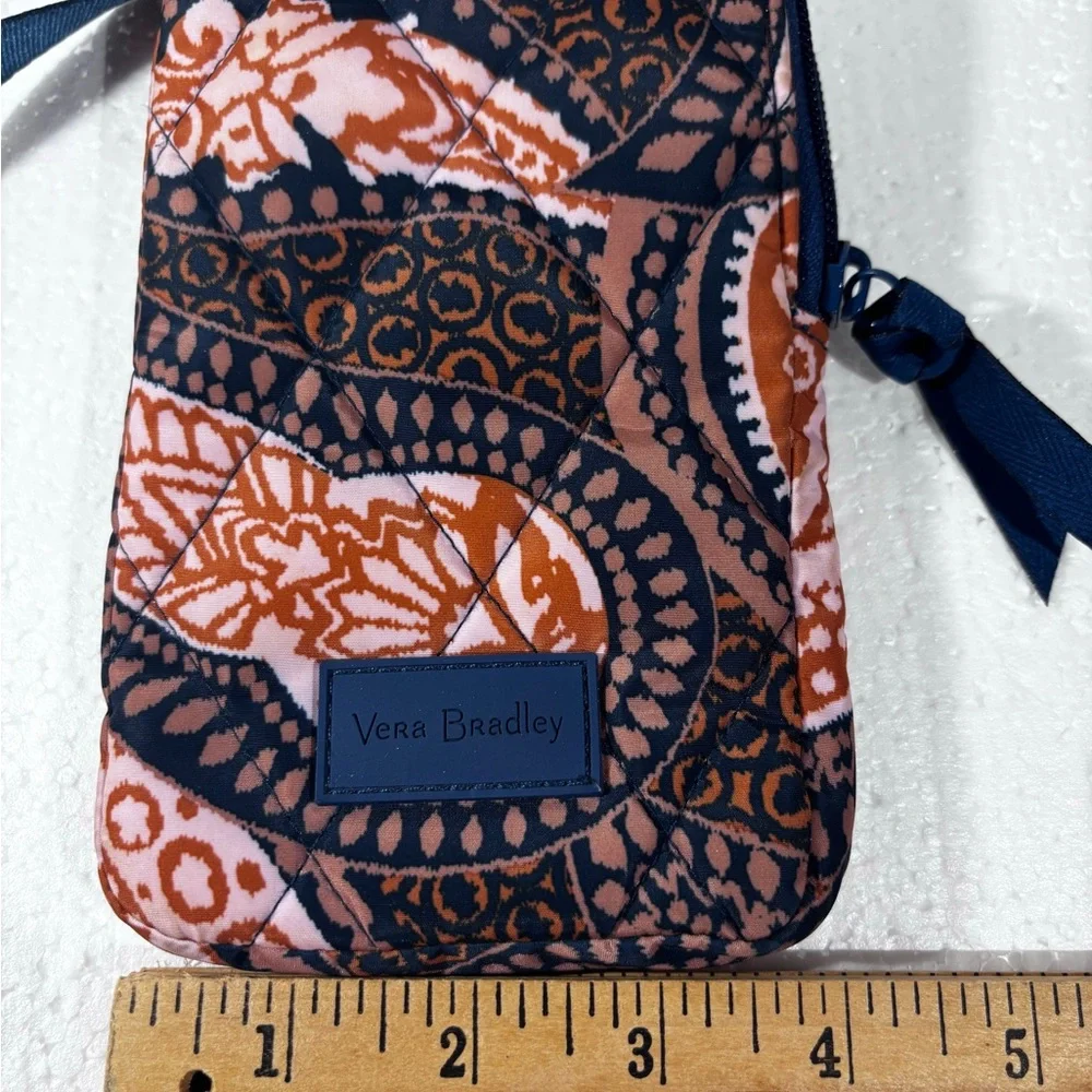 Vera Bradley Fern Paisley Mini crossbody RFID  cellphone cottage core coquette - Picture 7 of 7